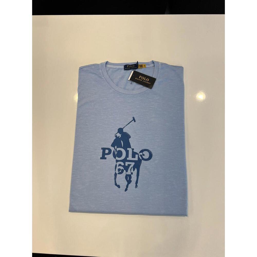 Polo Ralph Lauren Big&Tall Men's Blue Pony Player Logo Short Sleeve T-Shirt 4XB - Picture 2 of 3